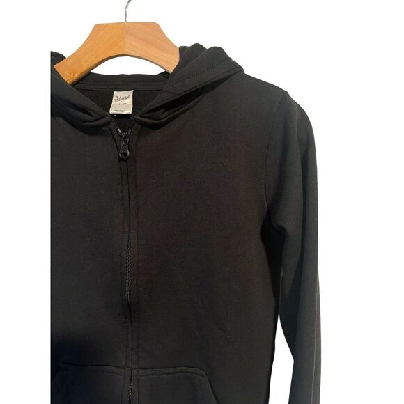 Leveret  Hoodie Jacket Full Zip Girls Youth Size 12 Years Black Pocketed NEW - Picture 3 of 8